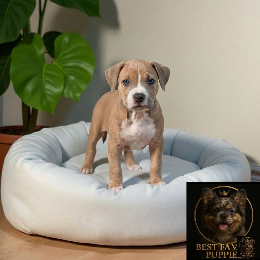 Cachorros American Stafford — con garantía de pureza