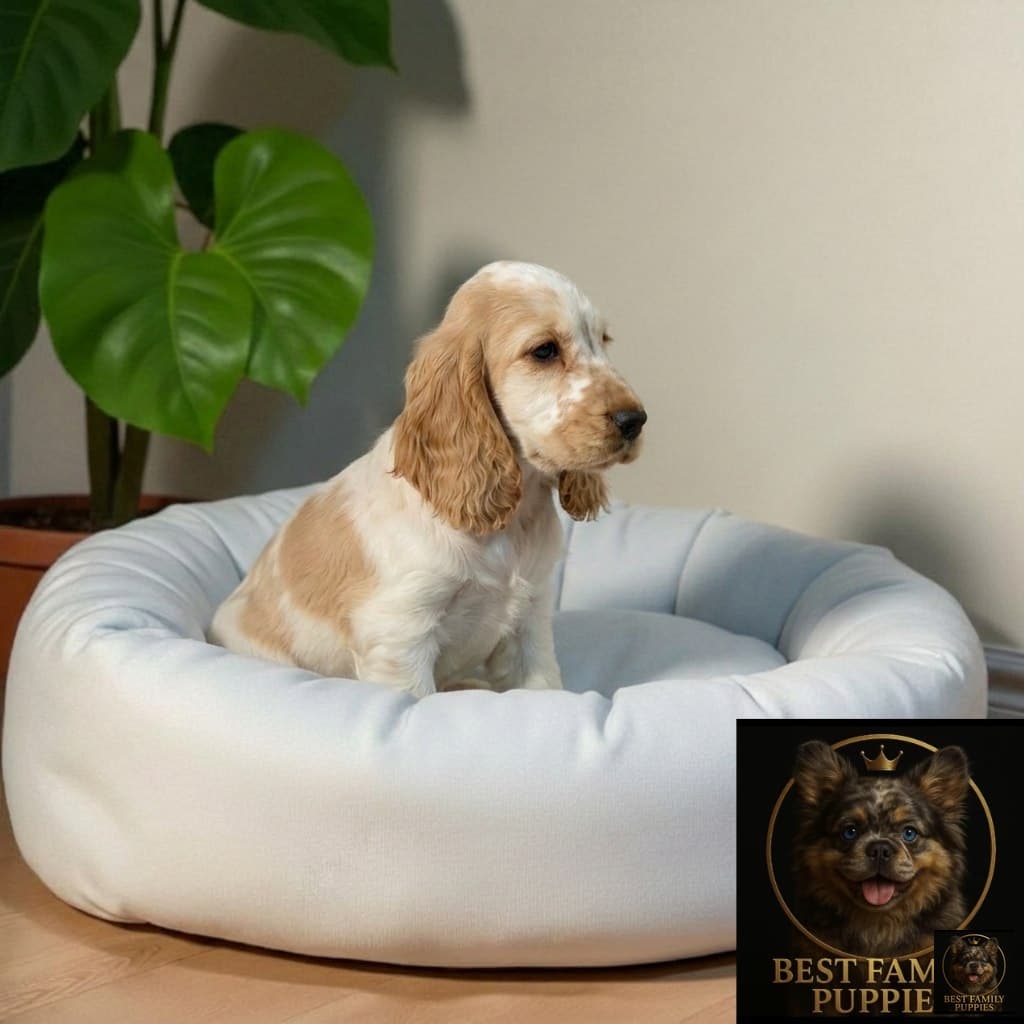 Cachorros Cocker Spaniel Ingles Beige Tradicional — con garantía de pureza