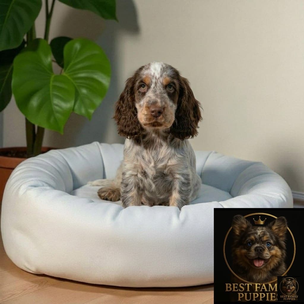 Cachorros Cocker Spaniel Ingles Blue Roan And Tan — con garantía de pureza