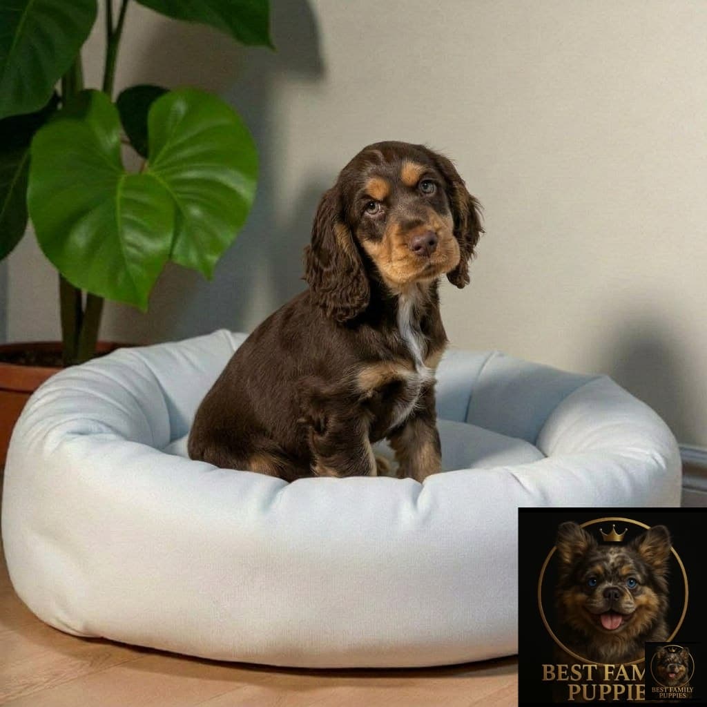 Cachorros Cocker Spaniel Ingles Chocolate — con garantía de pureza