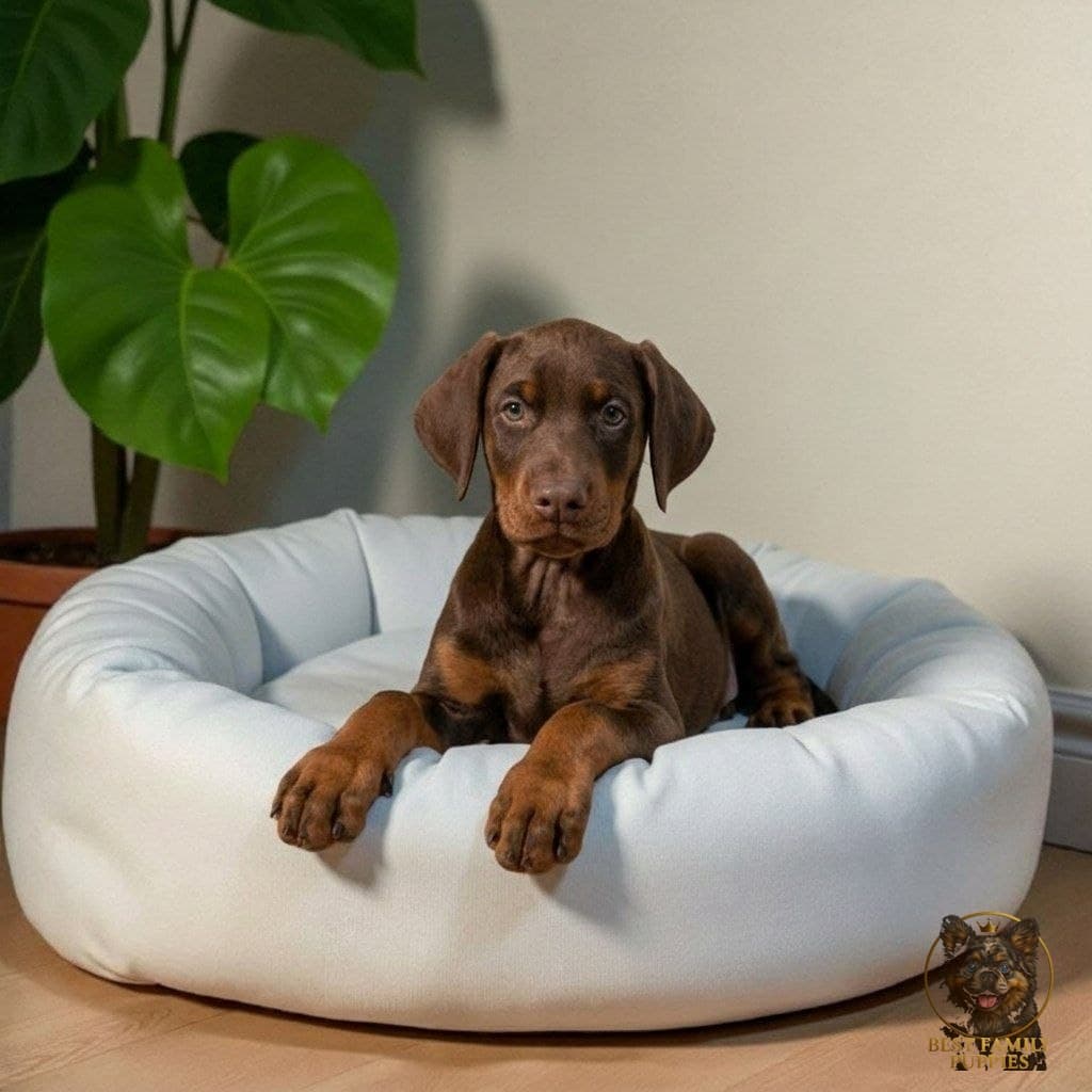 Cachorros Doberman Tradicional Negro Fuego & Chocolate — con garantía de pureza