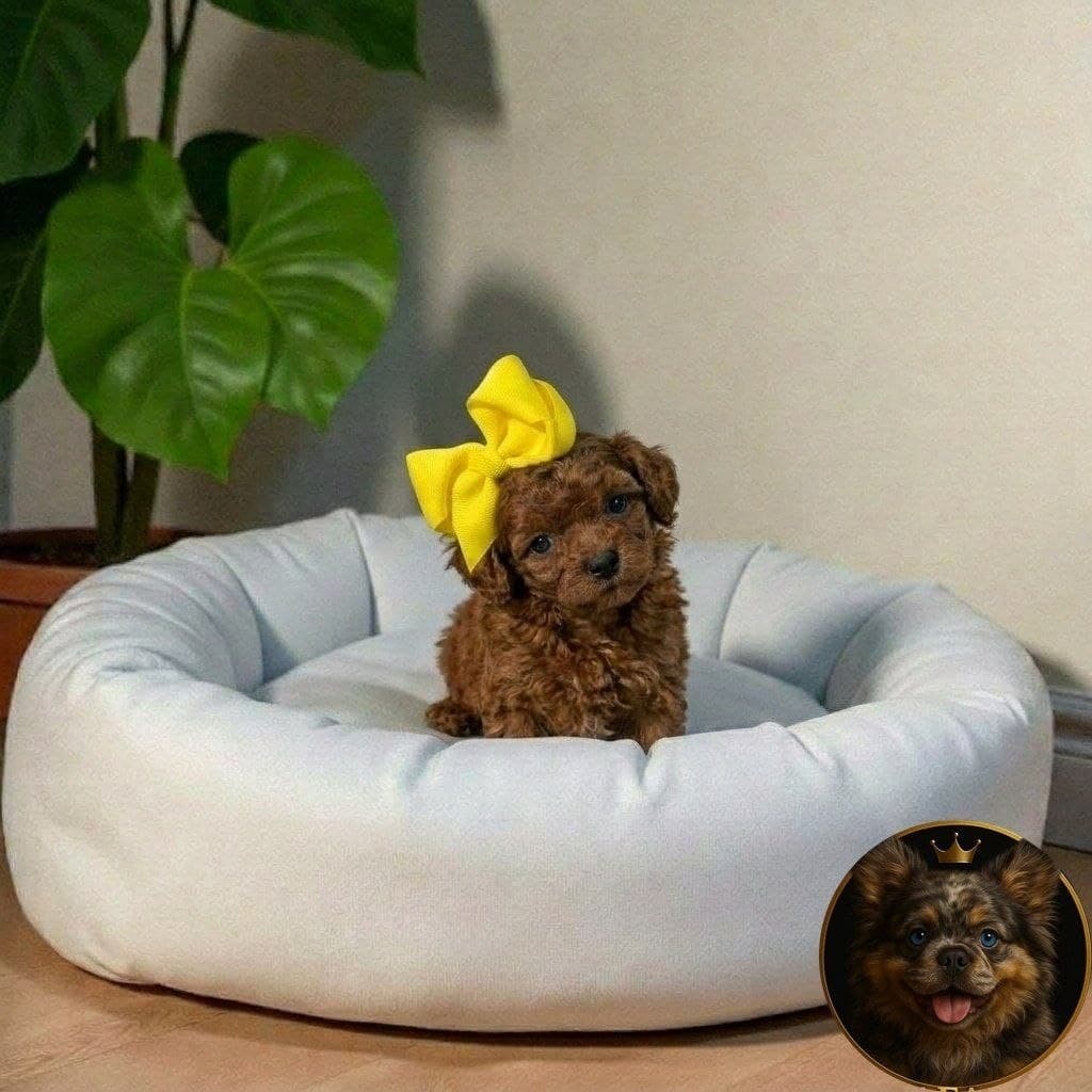 Cachorros French Poodle Red Standard — con garantía de pureza