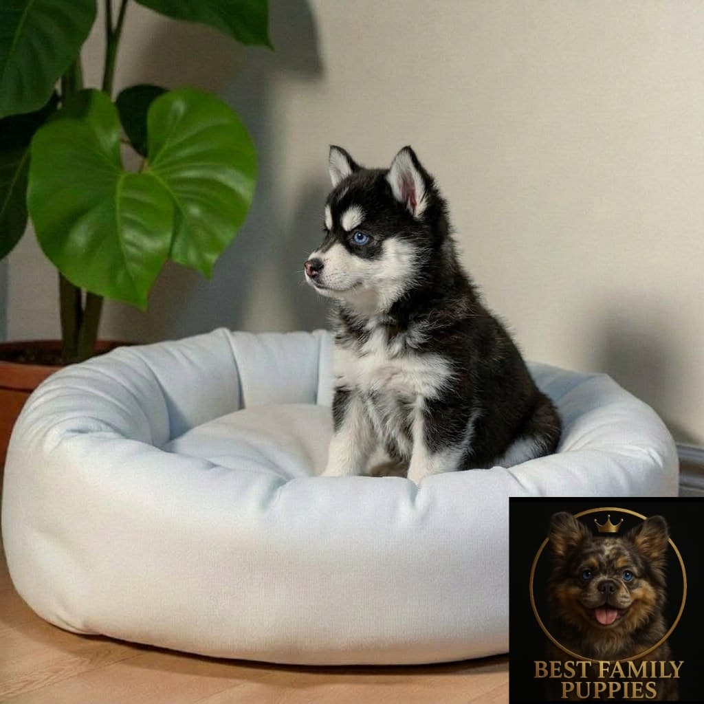 Cachorros Pomsky Standard — con garantía de pureza