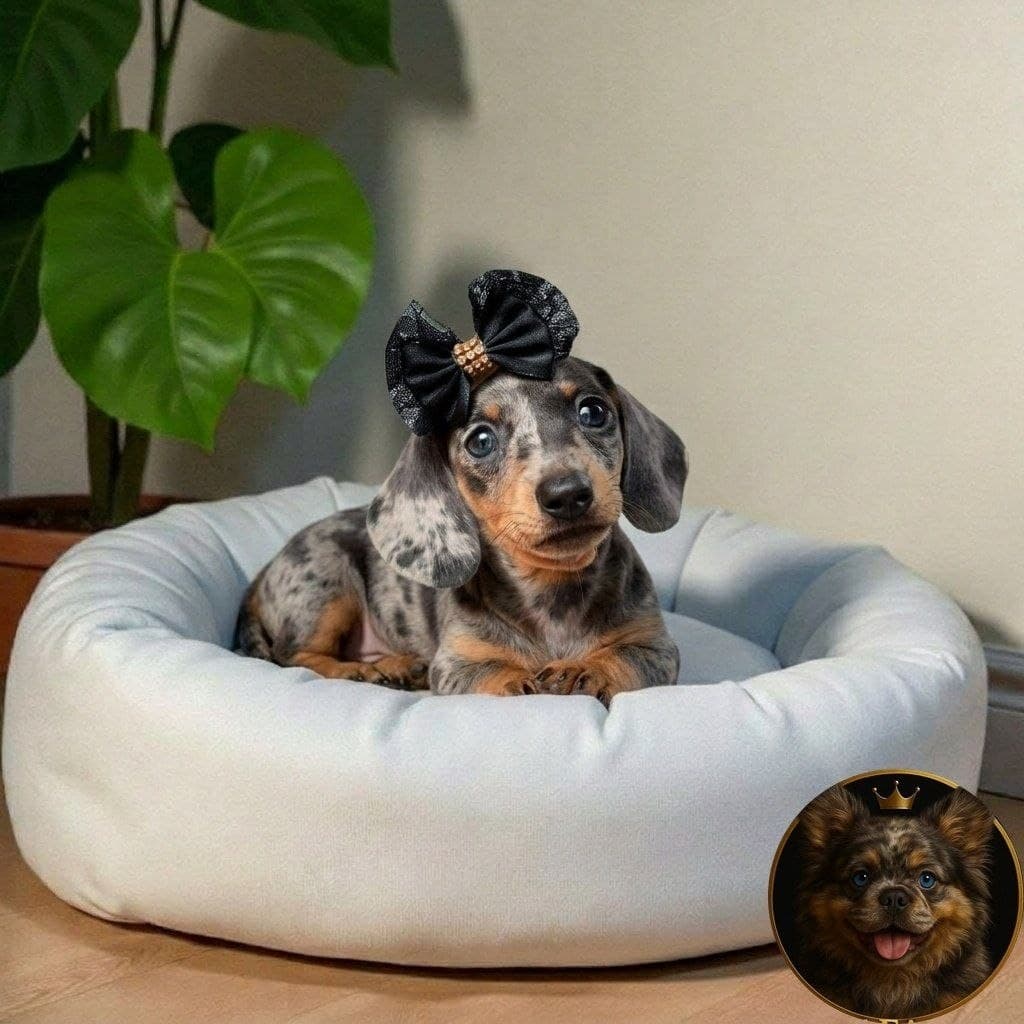 Cachorros Salchicha Miniatura Arlequín Blue — con garantía de pureza