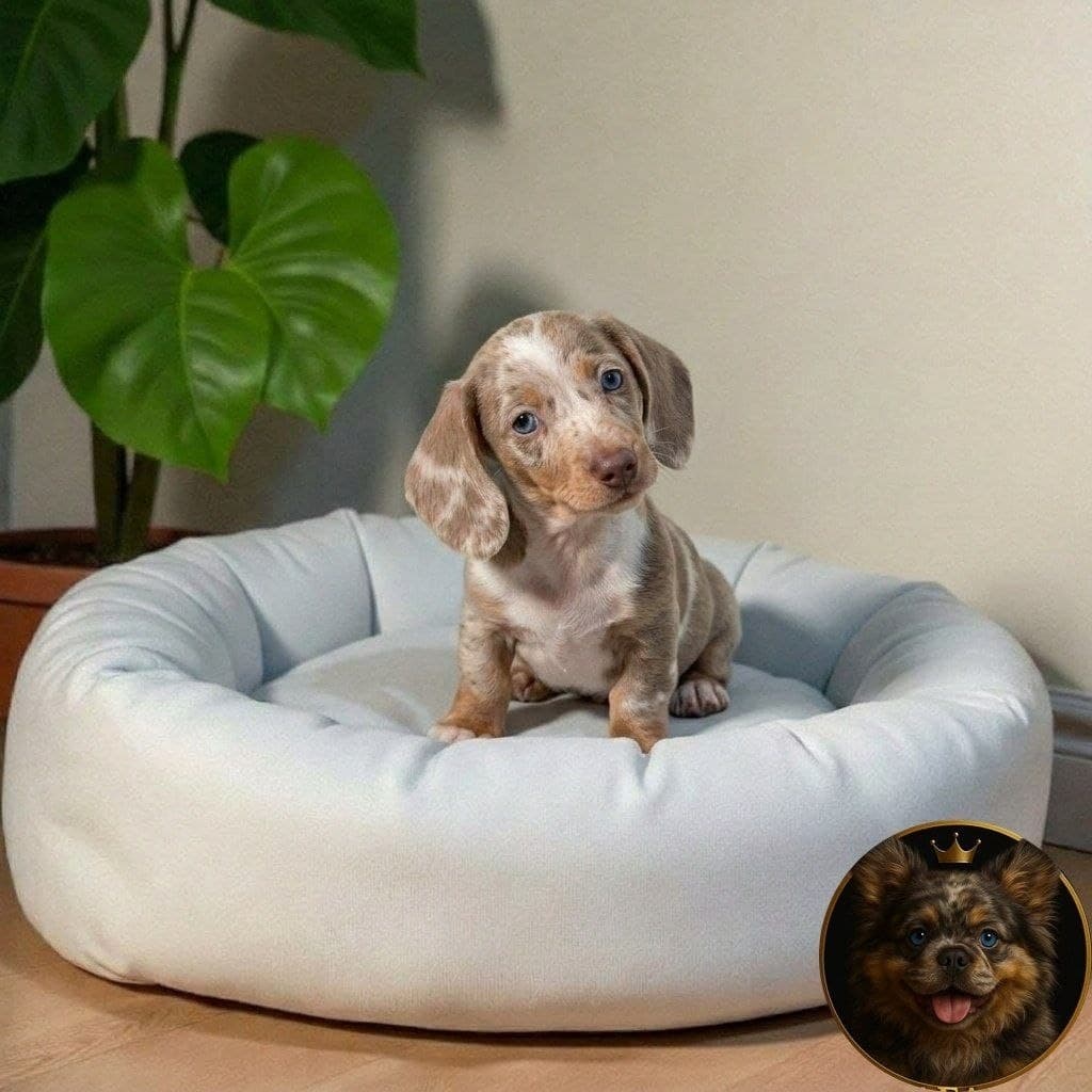 Cachorros Salchicha Miniatura Piebald — con garantía de pureza