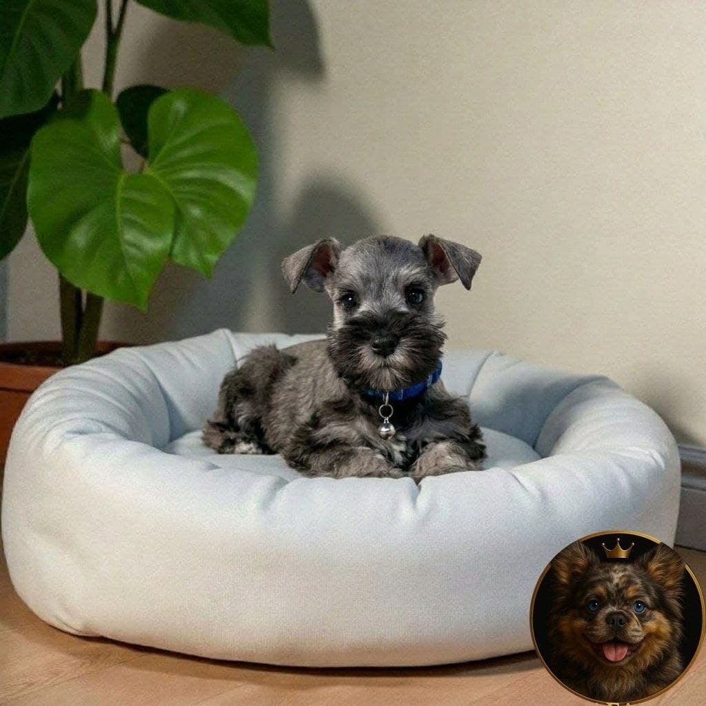 Cachorros Schnauzer Miniatura Salpimienta y Negro — con garantía de pureza